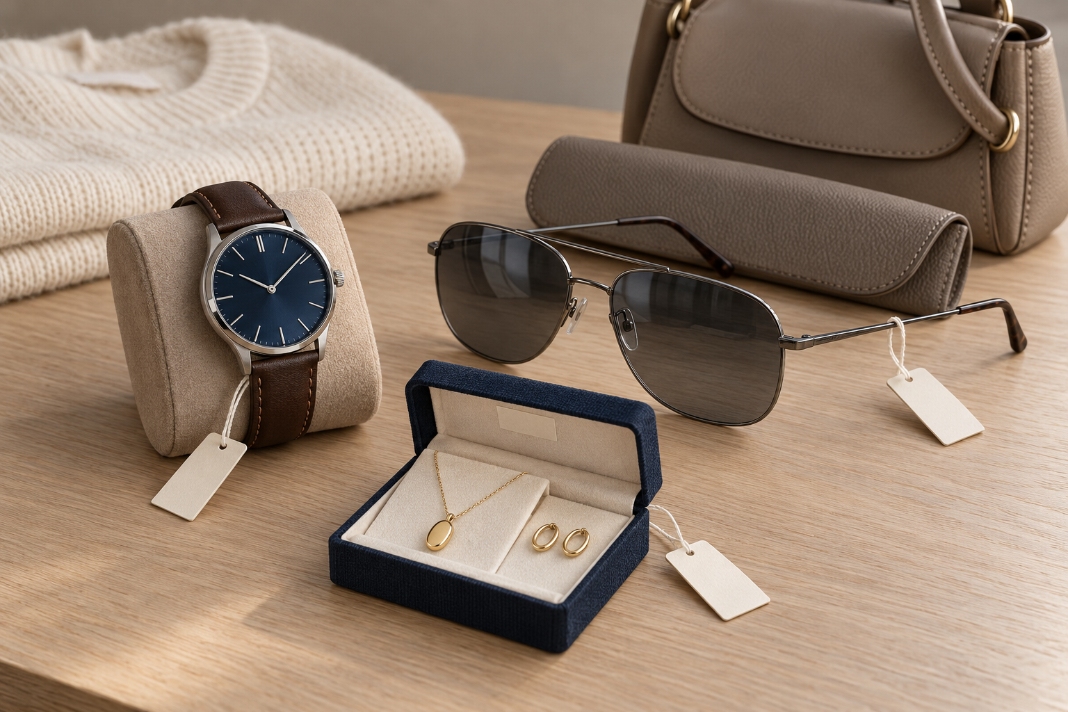 zeitlose accessoires im warmen studio 2